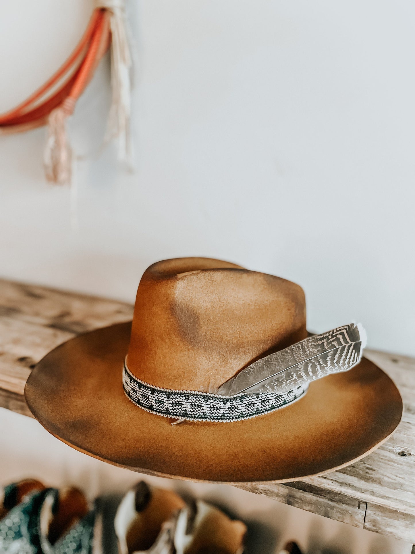 The Classic Outlaw Burned Hat | Distressed Cowboy Hat | Bunt Hat | Cowboy Hat | Western Vintage Hat