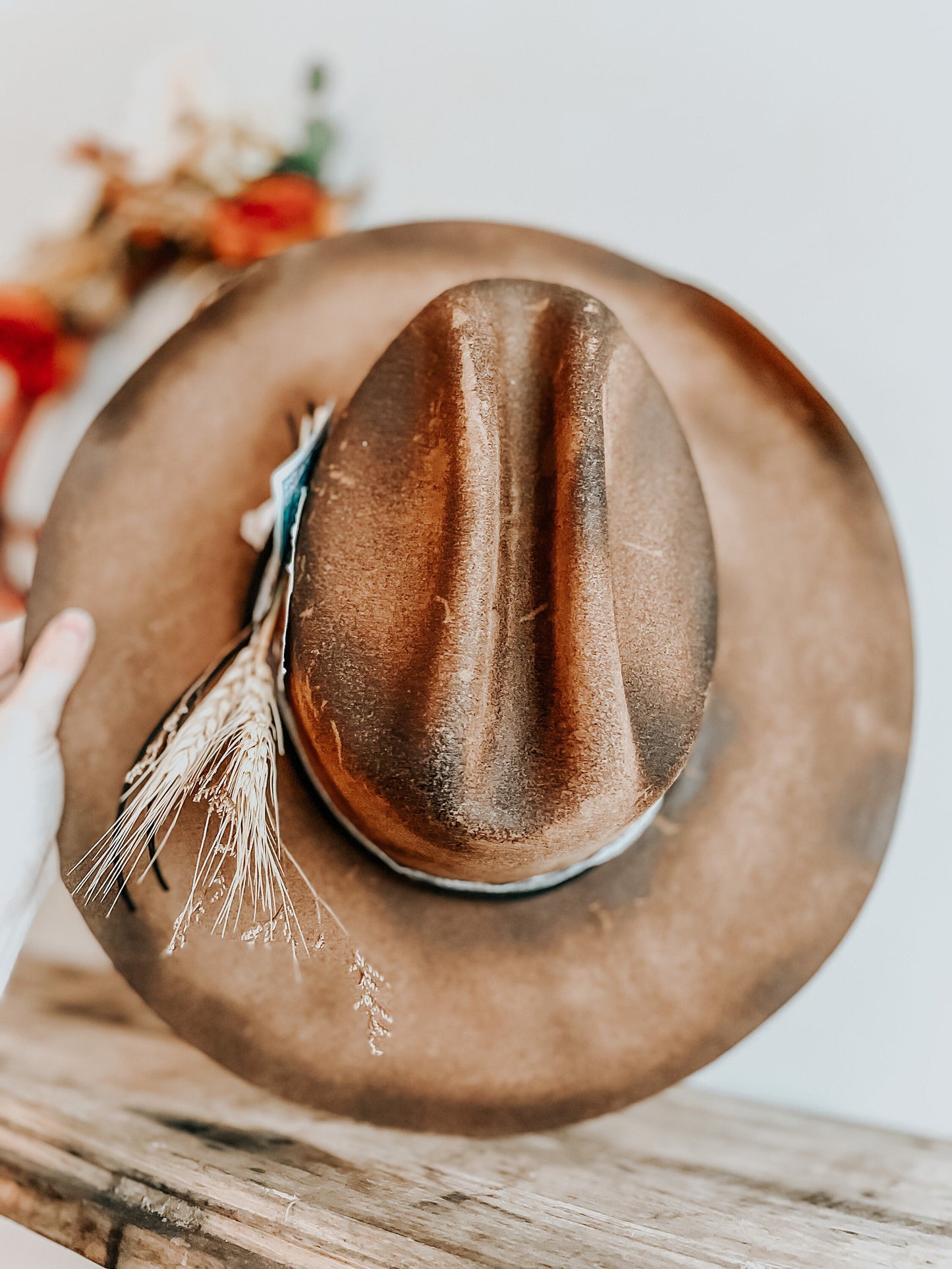 The Gamblers Charred Cowboy Burned Hat | Burned Hat | Distressed Cowboy Hat | Western Burned Hat