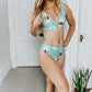 Western Cowboy Printed Bikini Top
