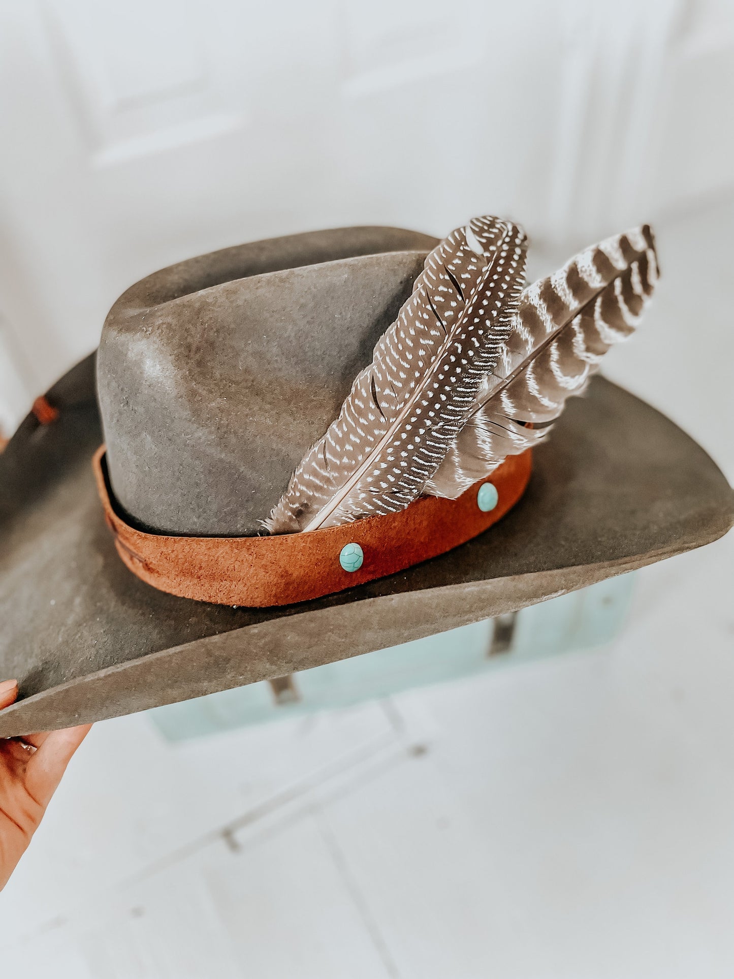 Clean Cowboy Hat - Distressed Hats - Burnt Hats - felt hats