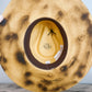 Wild West Charlie 1 Horse Burnt Yellow Hat | Burnt Hat | Vintage Hat | Distressed Hat | Western Burnt Hat | Burnt Fedora | Blue Feather Hat