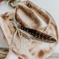 Blue Jean Wild West Burned Hat | Western Burned Hat | Cowboy Hat | Cowgirl Vintage Hat