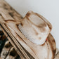 Long Live Cowgirls Hat| Burned Western Hat | Distressed Cowboy hat |Vintage Custom Hat | Feathered Hat