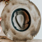 Outlaw of the West Burned Hat | Western Burned Hat | Outlaw Hat | Feathered Hat | Distressed Hat
