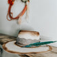 Burned Dust Wildest West | Burned Hat | Distressed Fedora Hat | Hat Designs | Flat Top Fedora Hat | Western Fedora Hat