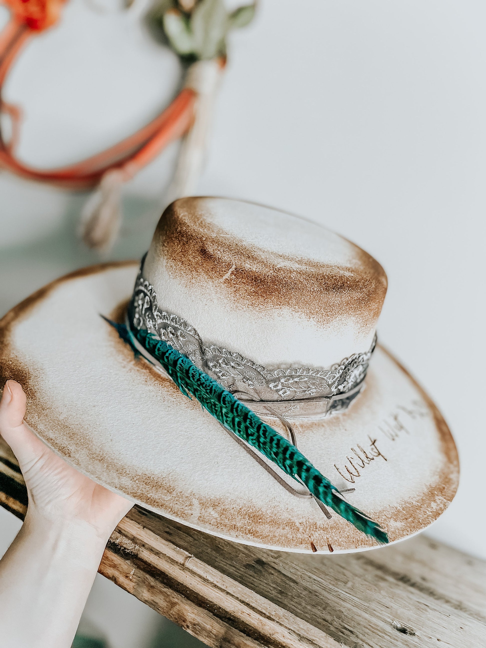 Distressed/Burned Cowboy Hats – 260 Broadway Boutique