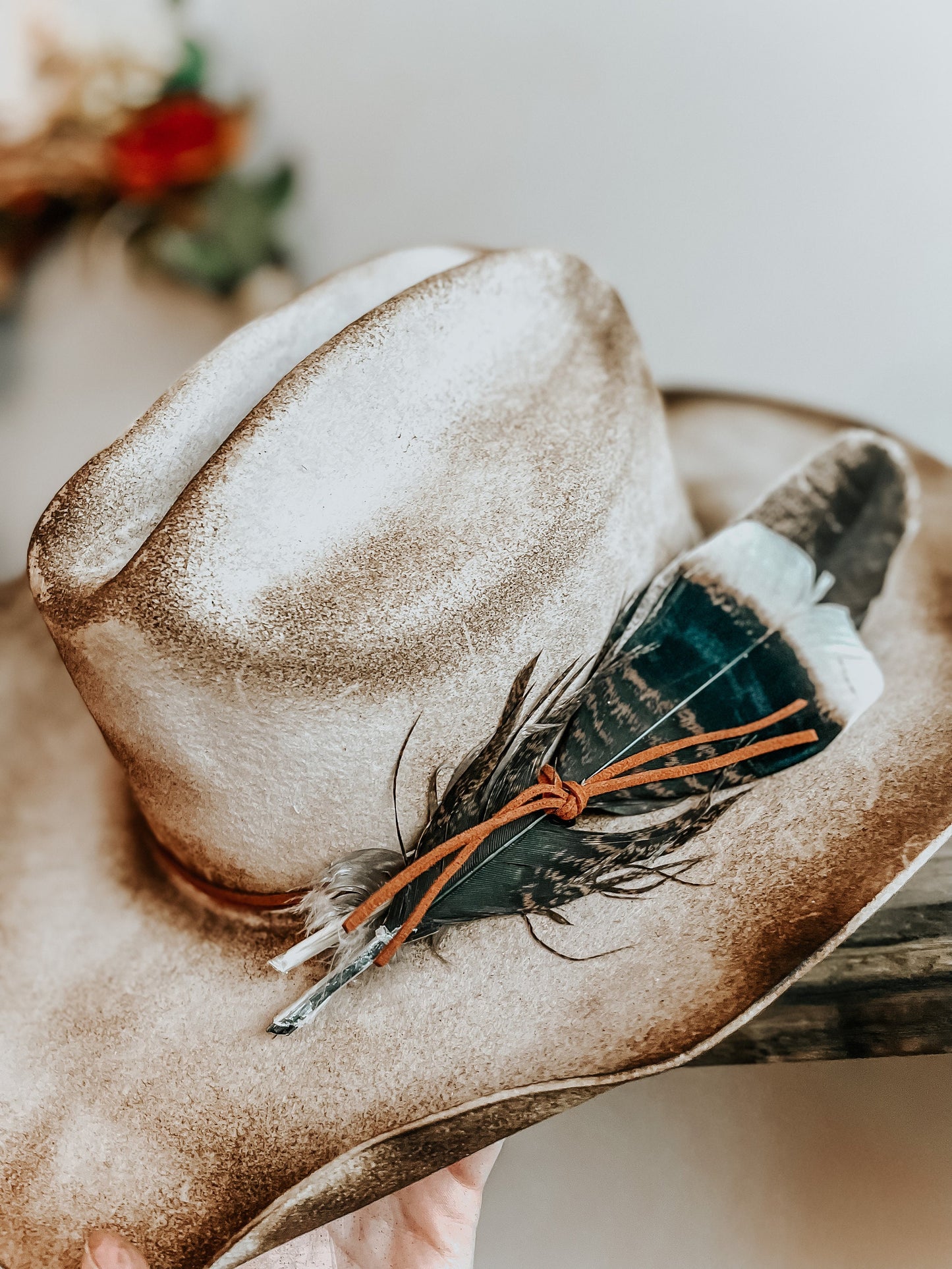 The Renegade's Stetson Burned Hat | Western Burned Hat | Distressed Hat | Burned Cowboy Hat | Outlaw Hat