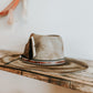 Outlaw of the West Burned Hat | Western Burned Hat | Outlaw Hat | Feathered Hat | Distressed Hat