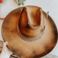 The Classic Outlaw Burned Hat | Distressed Cowboy Hat | Bunt Hat | Cowboy Hat | Western Vintage Hat