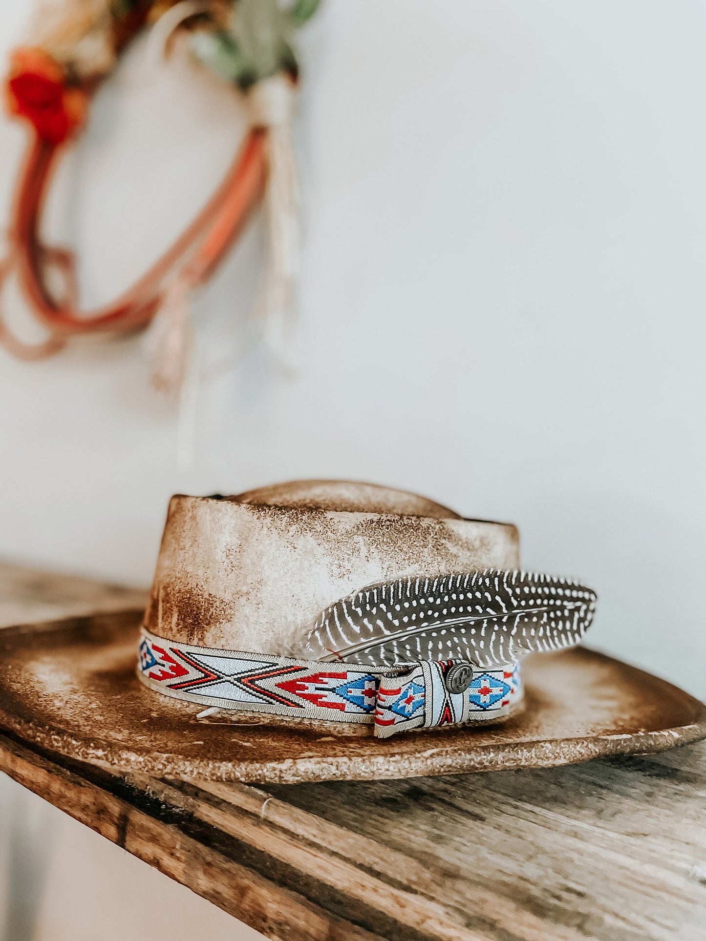 The Bandit Burned Hat | Western Fedora Hat | Burned Hat | Distressed Hat | Vintage Hat