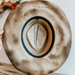 The Rancher's Rustic Ranchero Burned Hat | Distressed Hat | Womens Fedora Hat | Burnt Hat | Arrow Shaped Fedora Top