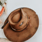 Burn It Down Hat | Western Burned Hat | Burned Fedora Hat | Cowgirl Hat