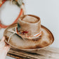 Cactus Country Hat | Western Burned Hat | Burned Fedora Hat | Fall Burned Hat | Cowgirl Hat