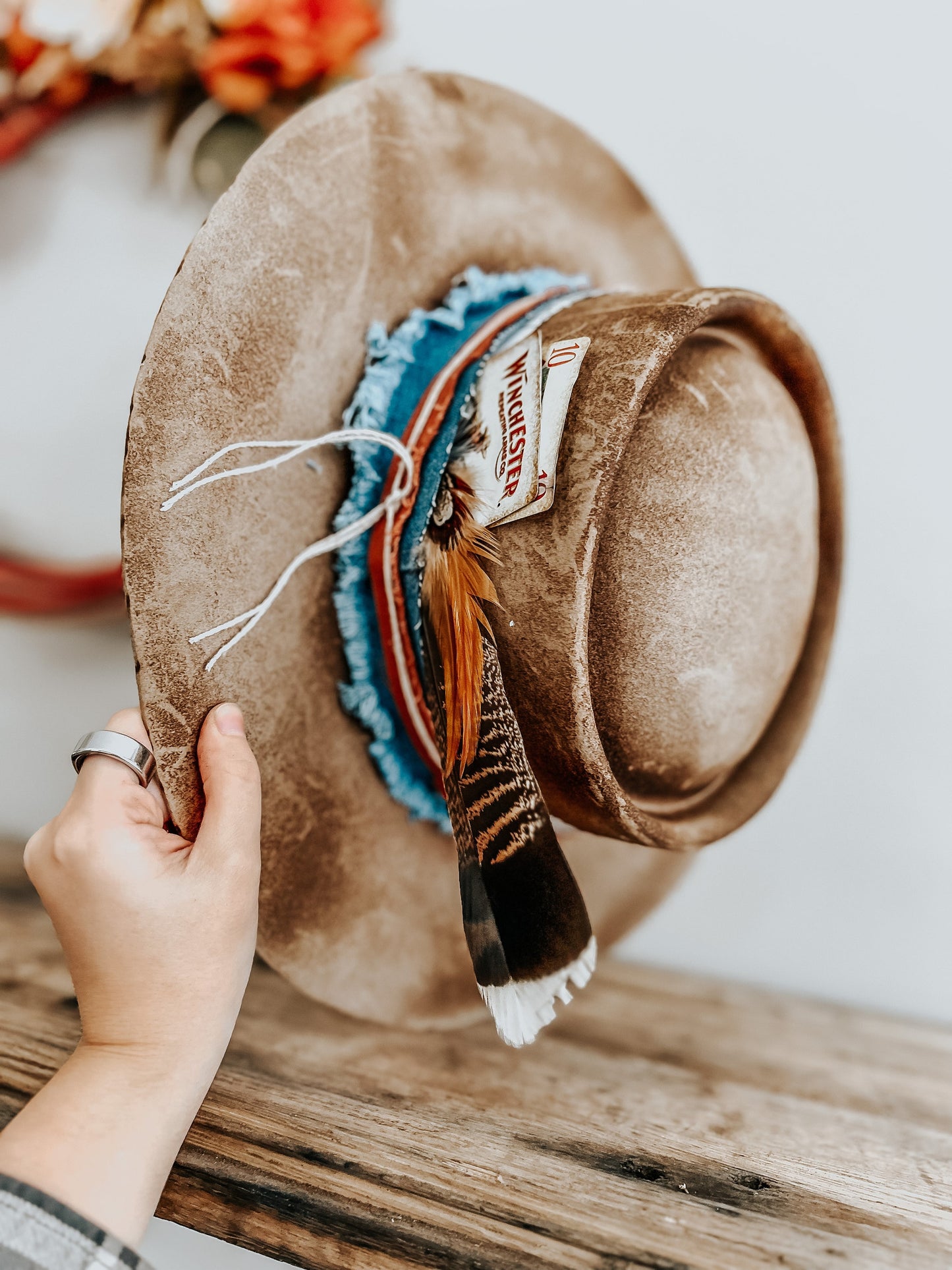 The Lainey Vibe Hat | Burned Hat | Western Burned Hat | Fedora Hat | Cowgirl Hat | Vintage Cowgirl Hat