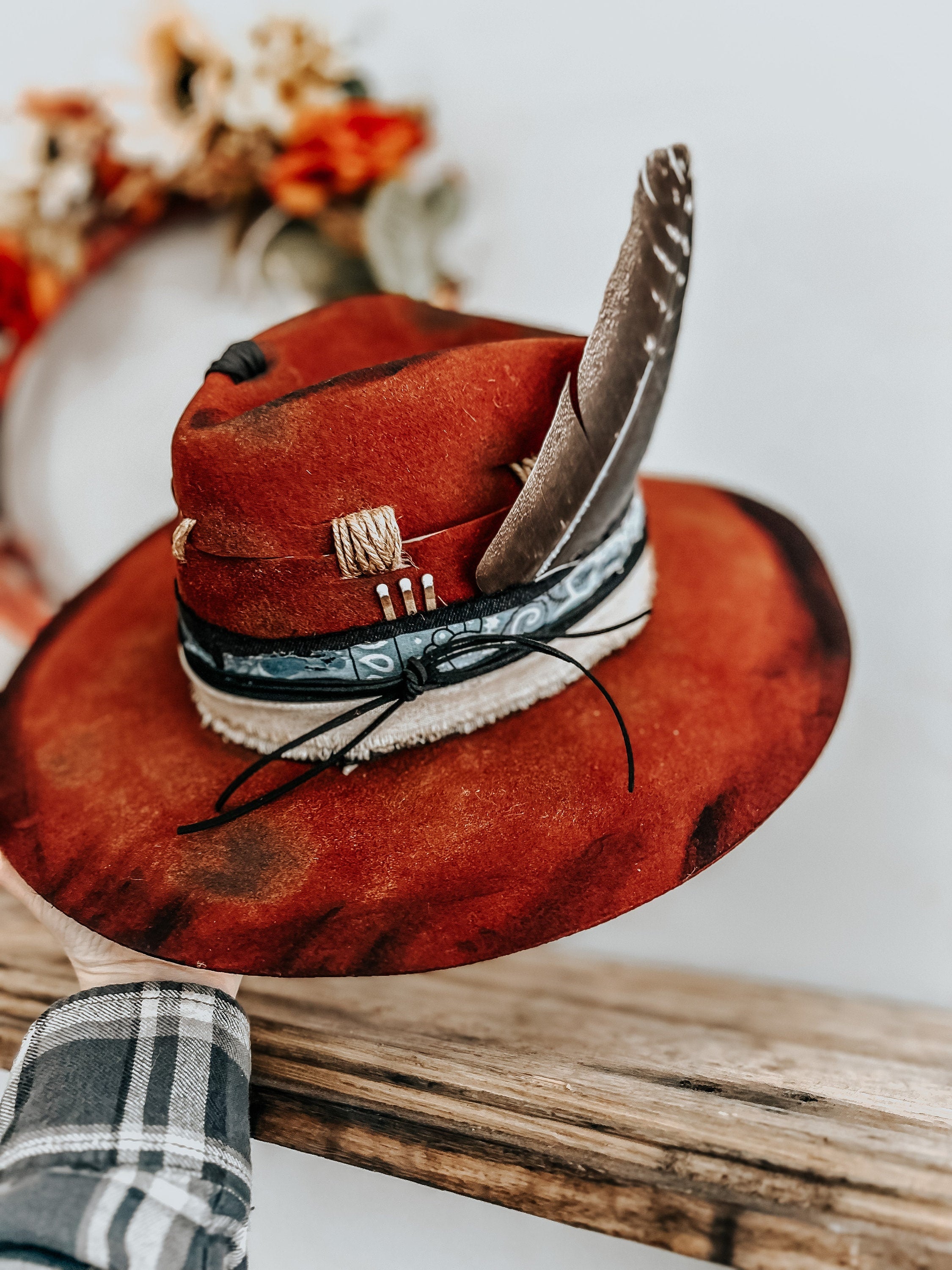 Vintage Velvet Fedora Hat