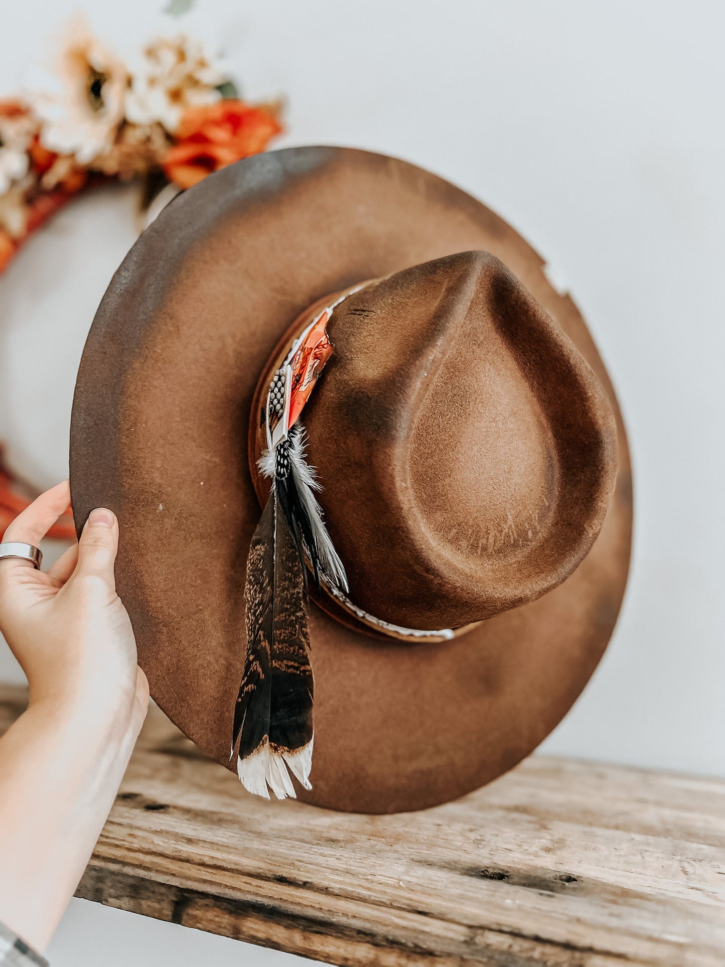 Burn It Down Hat | Western Burned Hat | Burned Fedora Hat | Cowgirl Hat