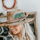 Cactus Country Hat | Western Burned Hat | Burned Fedora Hat | Fall Burned Hat | Cowgirl Hat