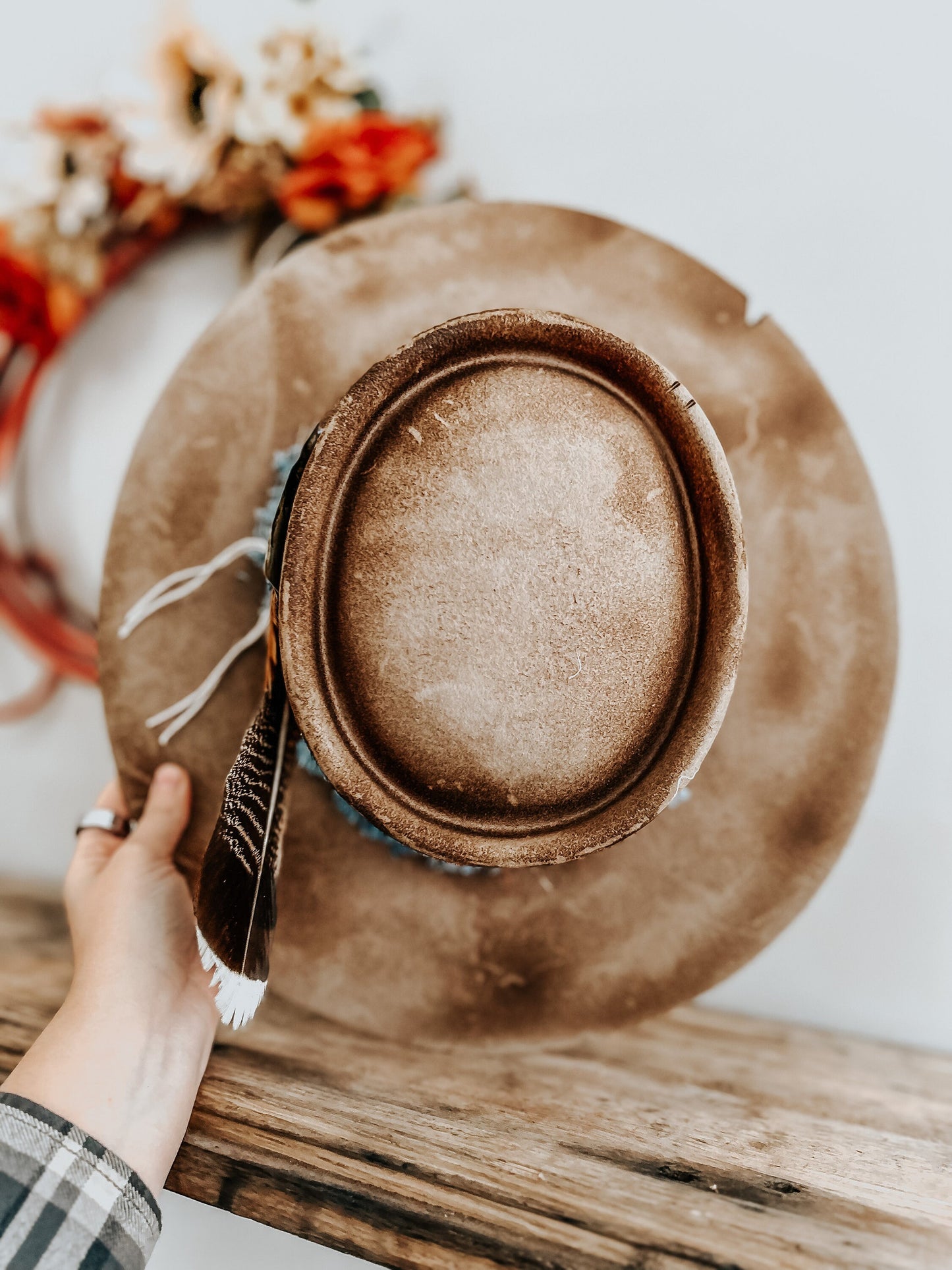 The Lainey Vibe Hat | Burned Hat | Western Burned Hat | Fedora Hat | Cowgirl Hat | Vintage Cowgirl Hat